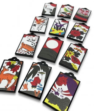 新柄追加【全12種】花札パーツを開く