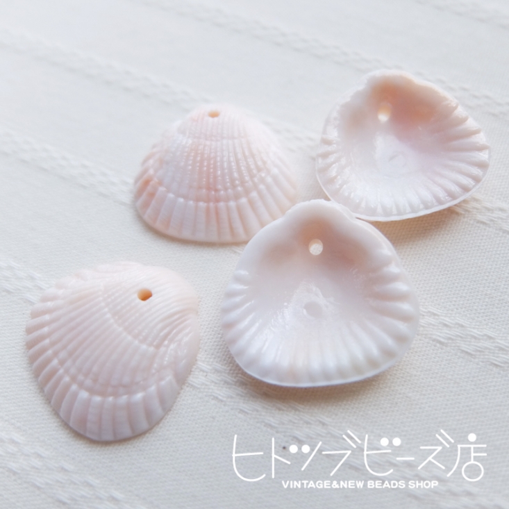 ヴィンテージの貝殻そっくりの樹脂ビーズ