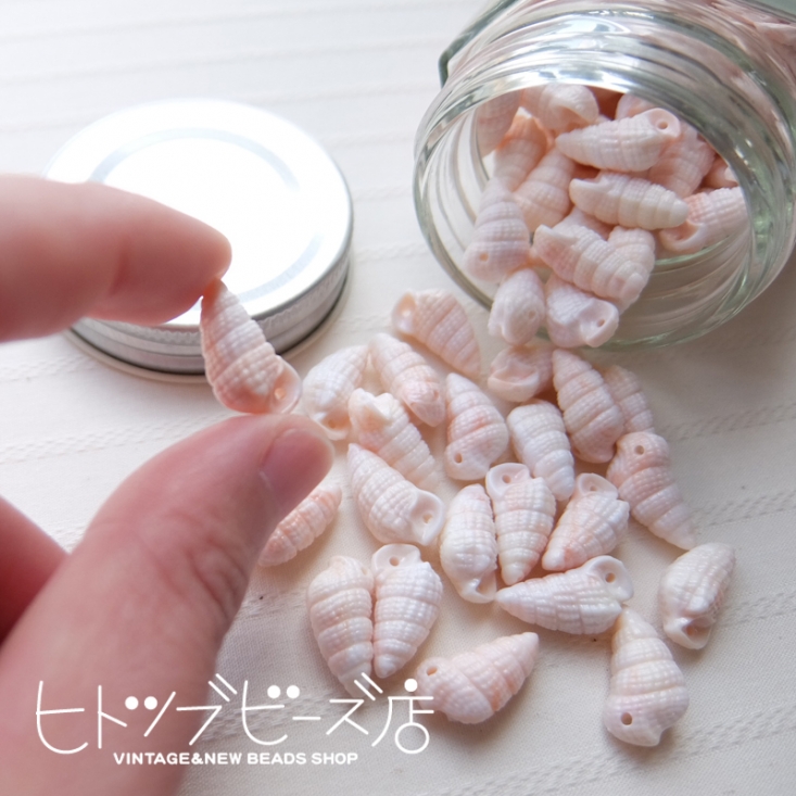 ヴィンテージの巻貝そっくりの樹脂ビーズ