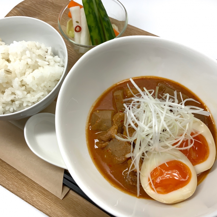 牛すじ味噌煮込みのご飯セット