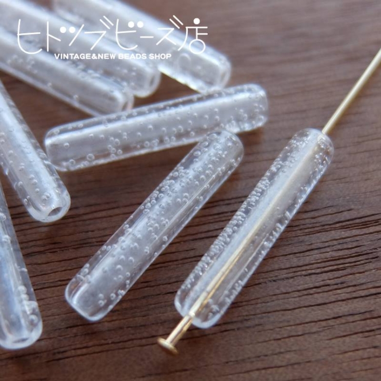 アクリルパイプビーズ