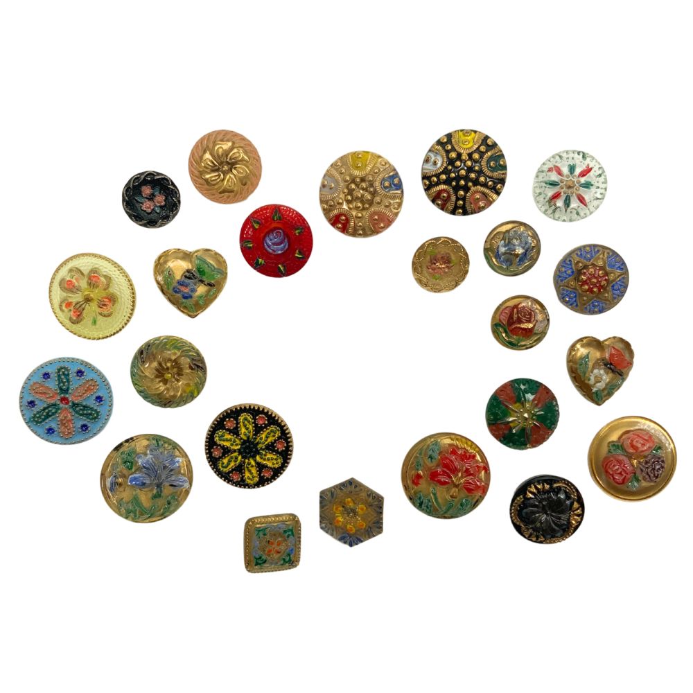 限定ガラスボタン