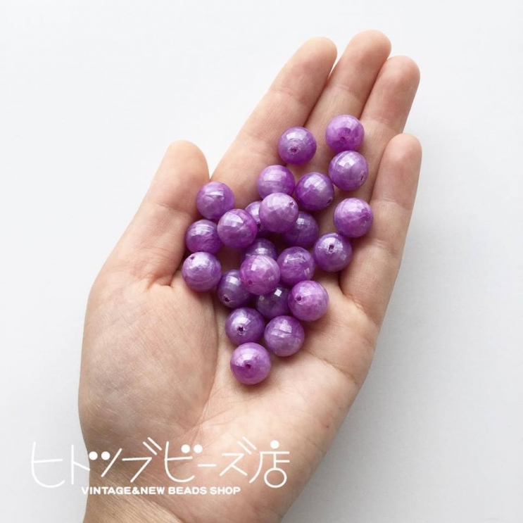 ドイツヴィンテージの多面カットビーズ