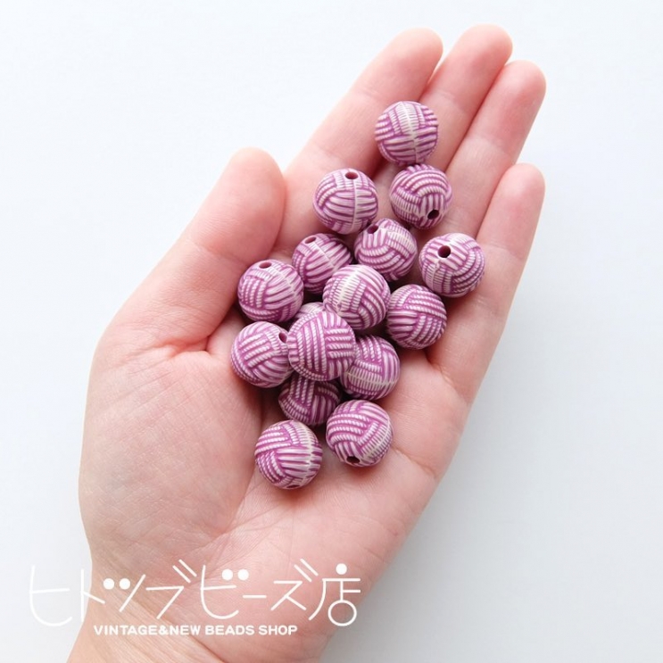 毛糸玉モチーフヴィンテージビーズ