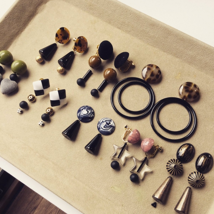 イヤリングのサンプル