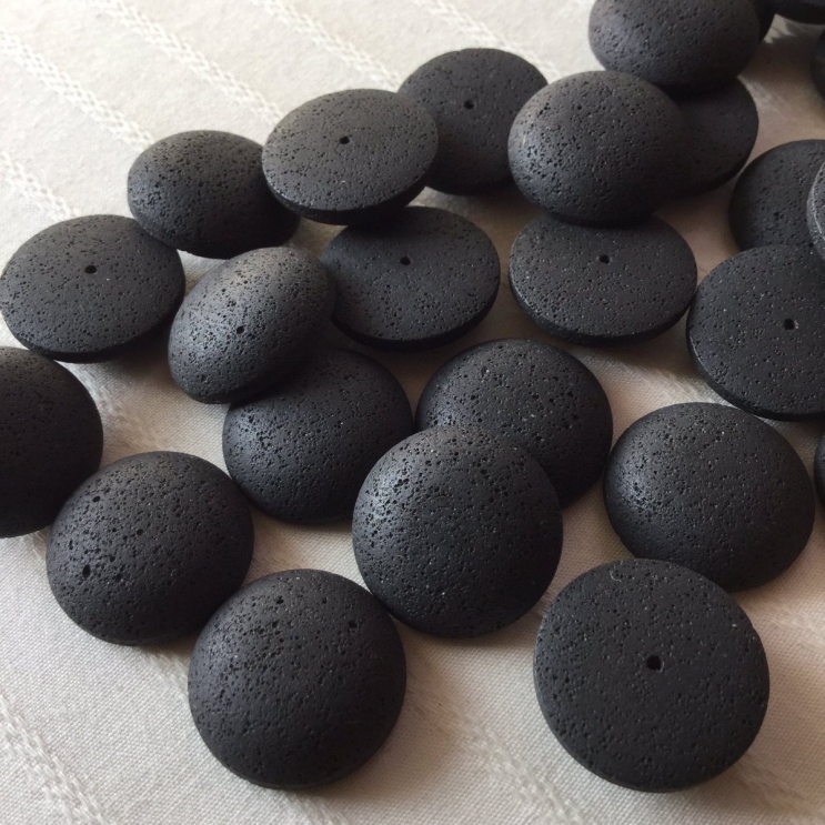 軽石みたいなポコポコ穴のあるヴィンテージカボション