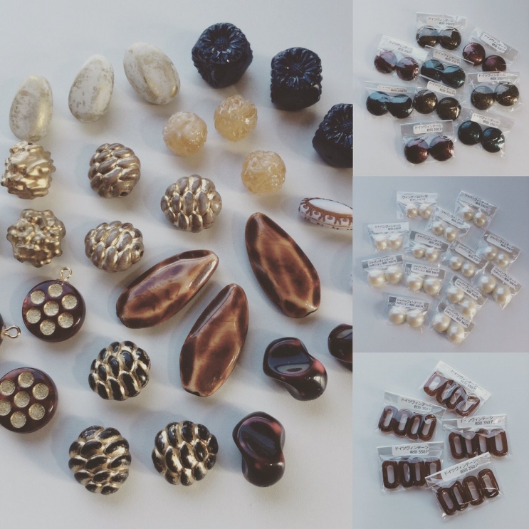 個性的な形のヴィンテージのビーズ