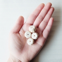 ヴィンテージでこぼこドラムビーズ