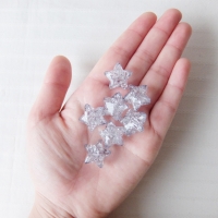 星形クラックビーズ（グレー）